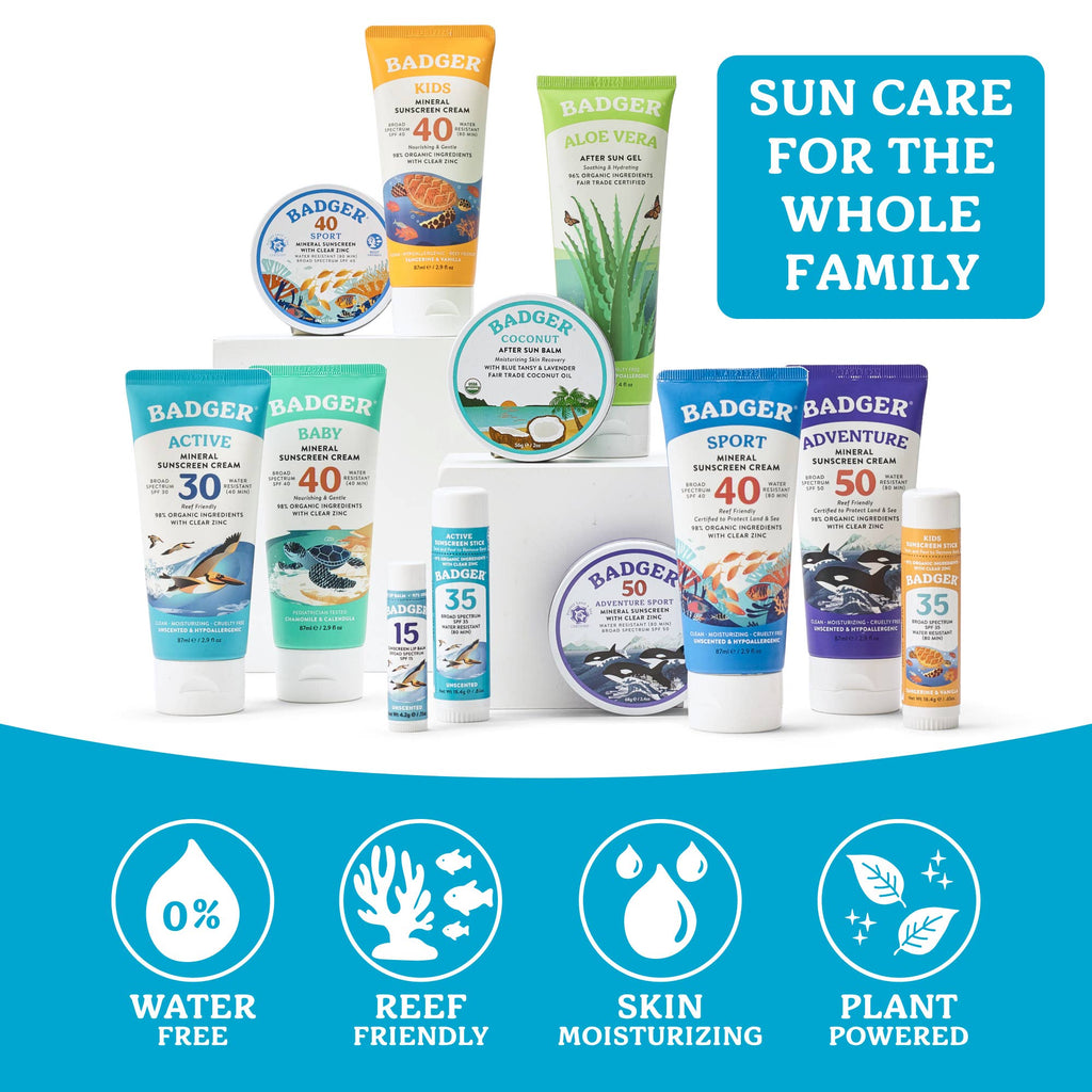 Mineral Sunscreen Face Stick SPF 35, Travel Size: 0.65oz Sticks