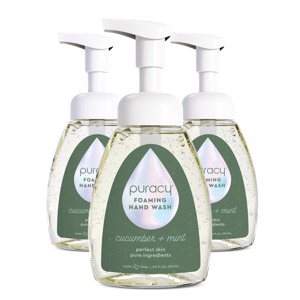 Puracy Natural Foaming Hand Soap: Cucumber & Mint / 8.5oz