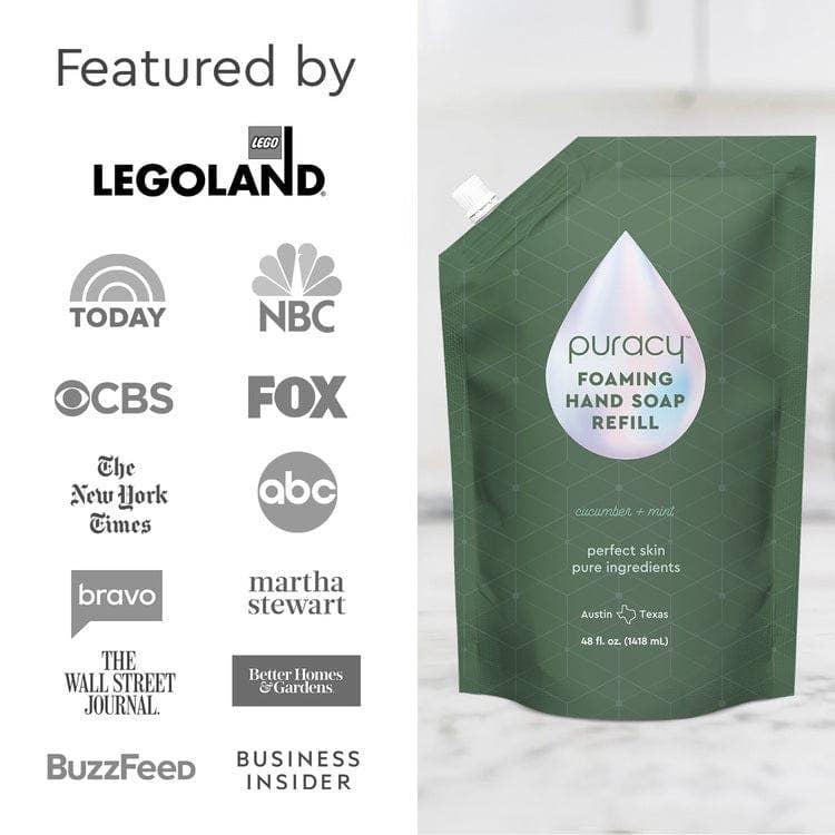 Foaming Hand Soap: Cucumber & Mint / Refill