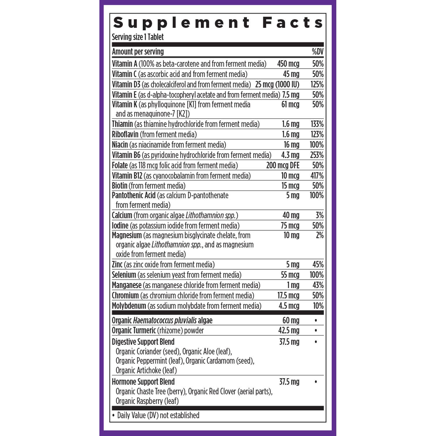 Every Woman's One Daily 55+, Women's Multivitamin, 30 Tablet