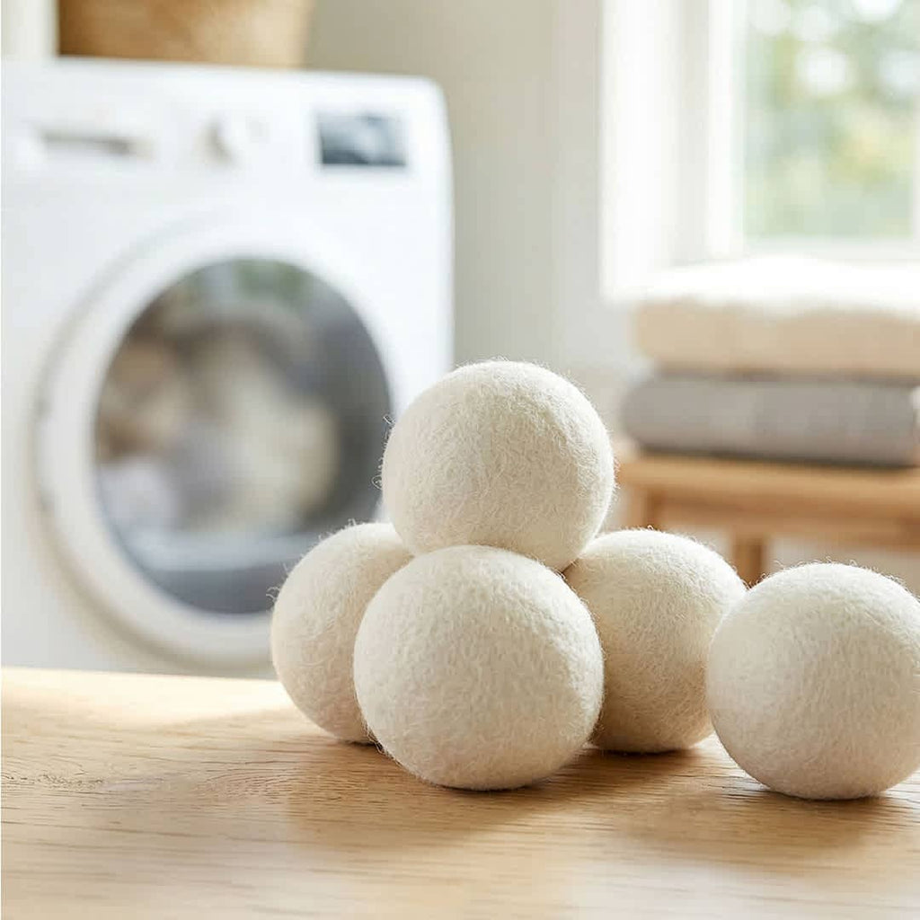 Wool Dryer Balls - 6-Pack