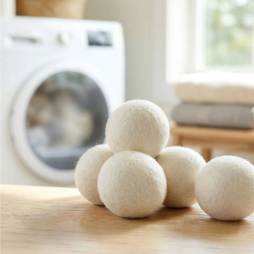 Wool Dryer Balls - 6-Pack