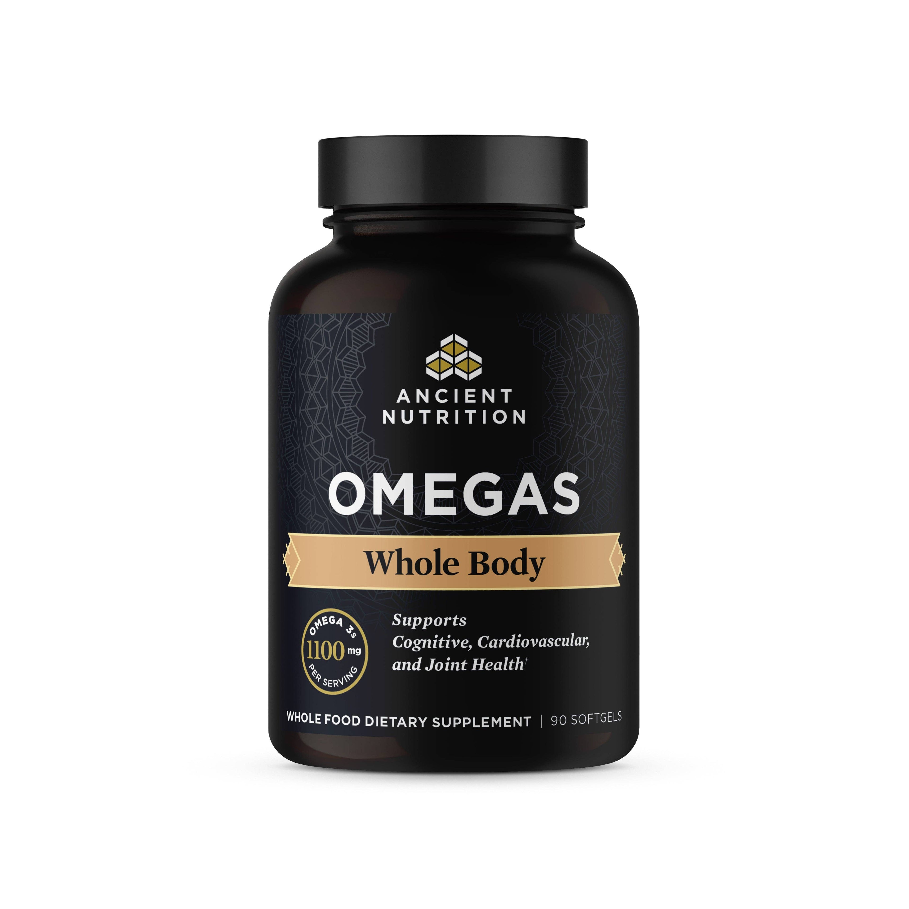 Omega-3s Whole Body | (90 Softgels): Black