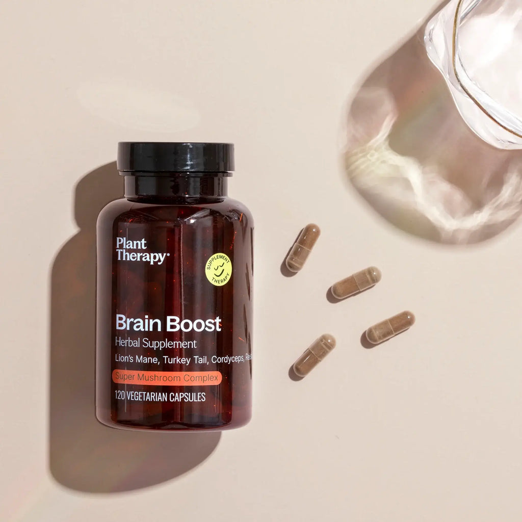 Brain Boost Herbal Supplement Capsules - 120 Capsules