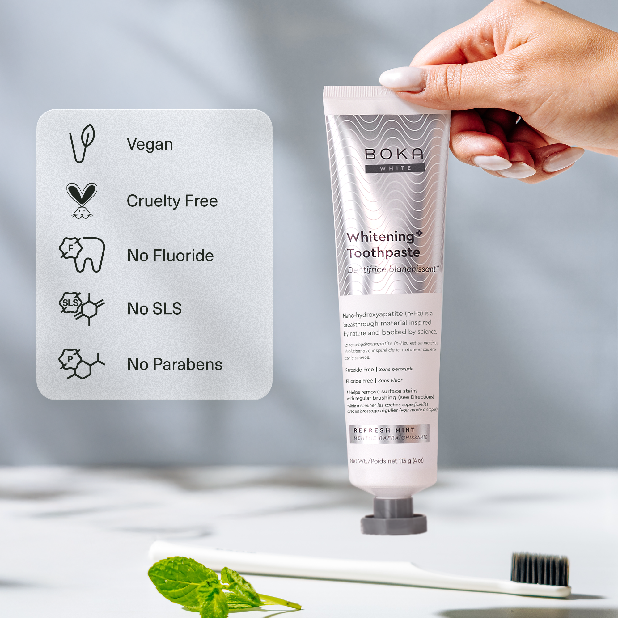 Refresh Mint Whitening n-Ha Toothpaste: 1 Pack
