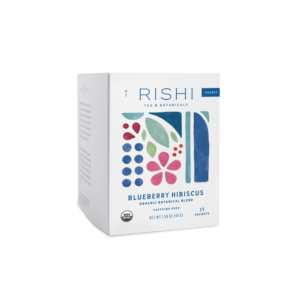 Blueberry Hibiscus Organic Herbal Tea Sachets
