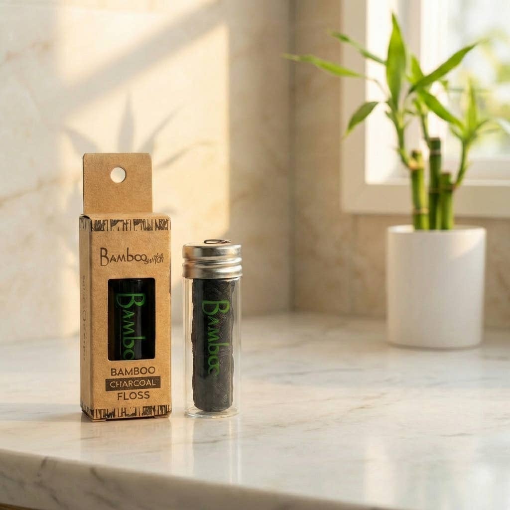 Vegan Bamboo Floss | Earth Day Bestseller: Natural White