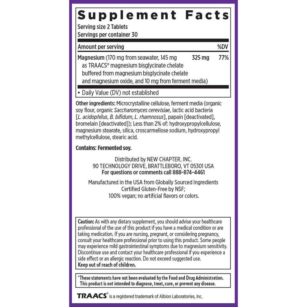 Magnesium Complex Supplement, 60 Tablets