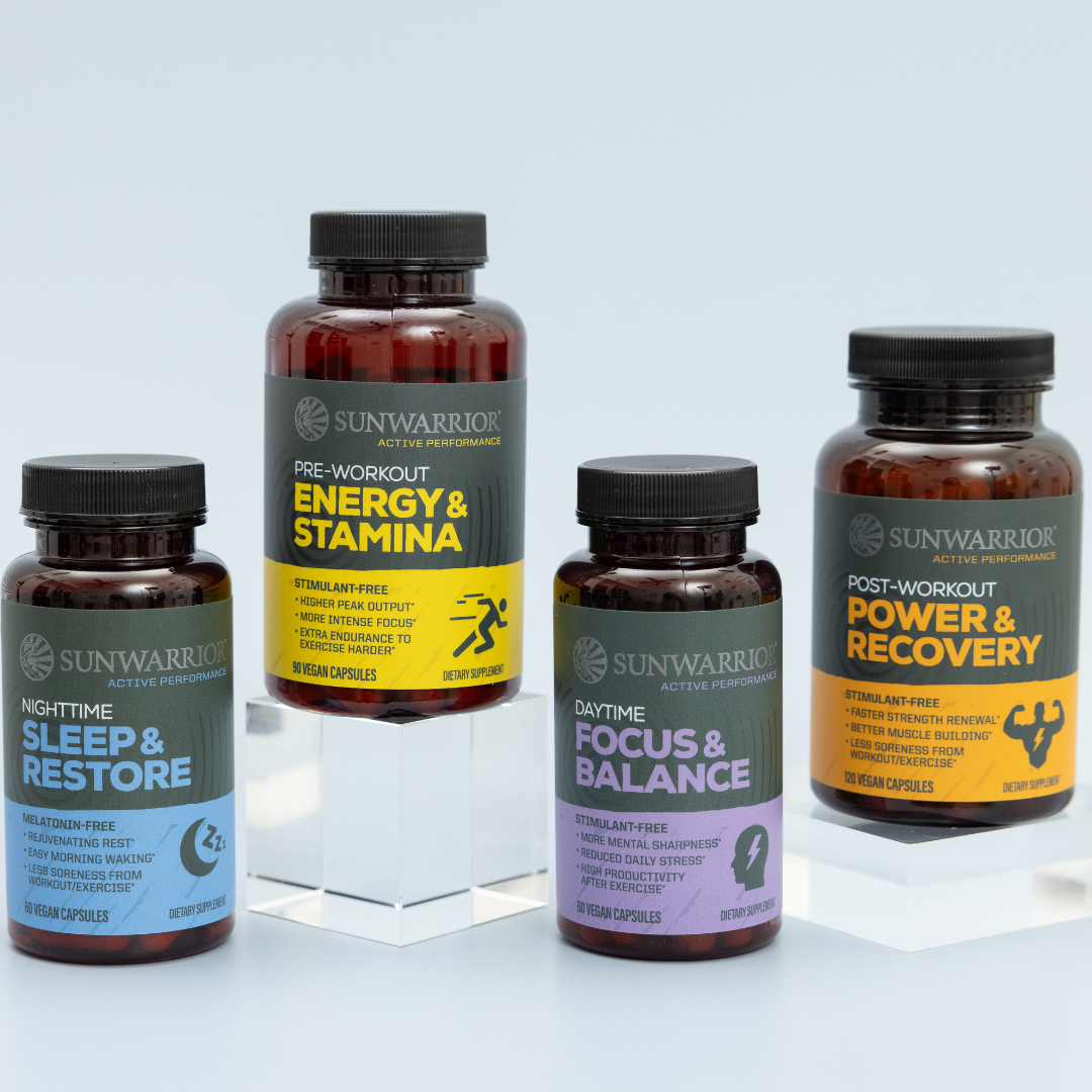 Sunwarrior Active Nighttime Capsules - Sleep & Restore