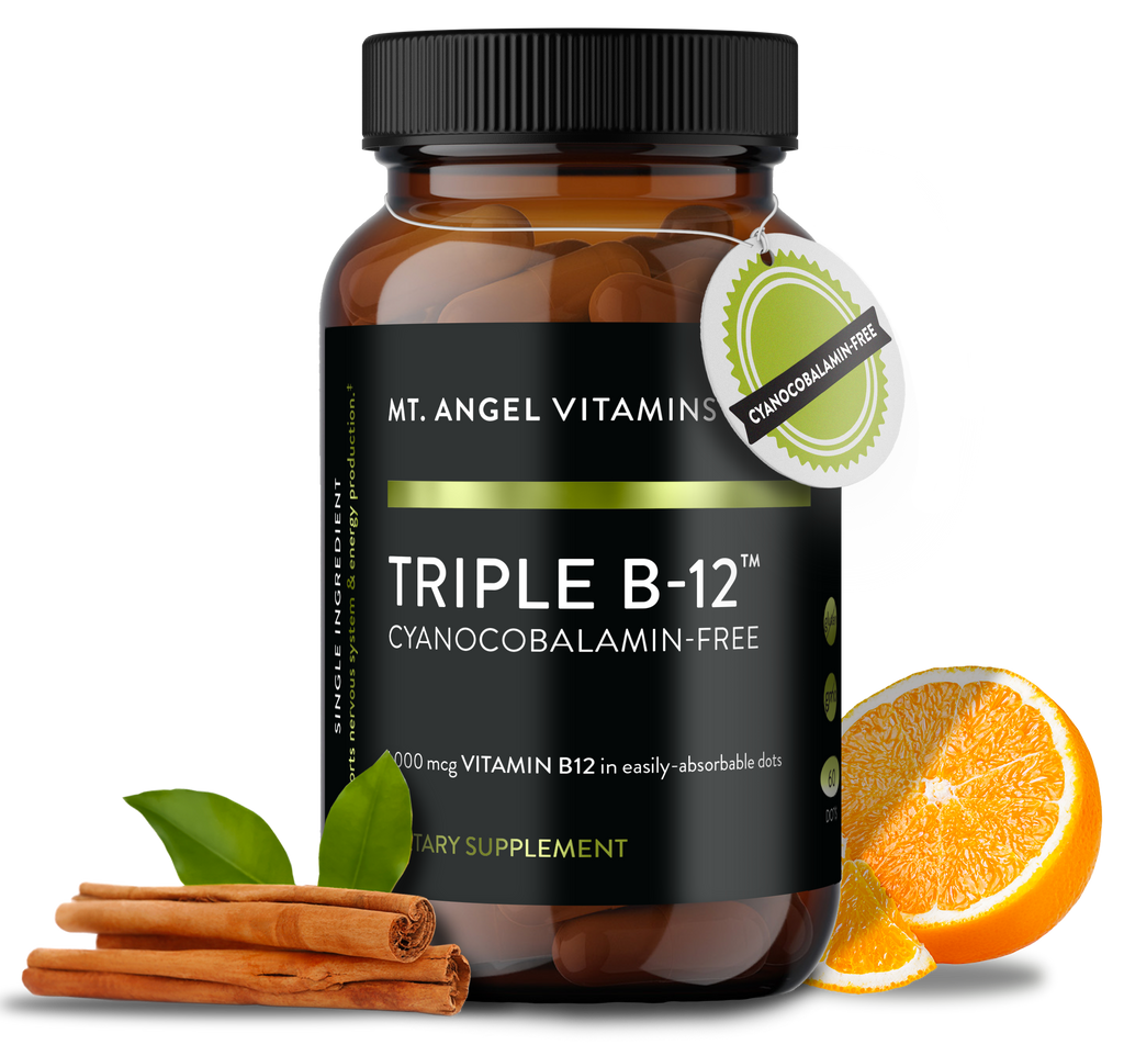 Mt. Angel Vitamins' Triple B-12 Dots - 60 Dots: 60