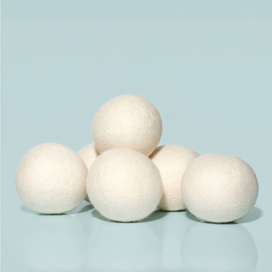 Wool Dryer Balls - 6-Pack