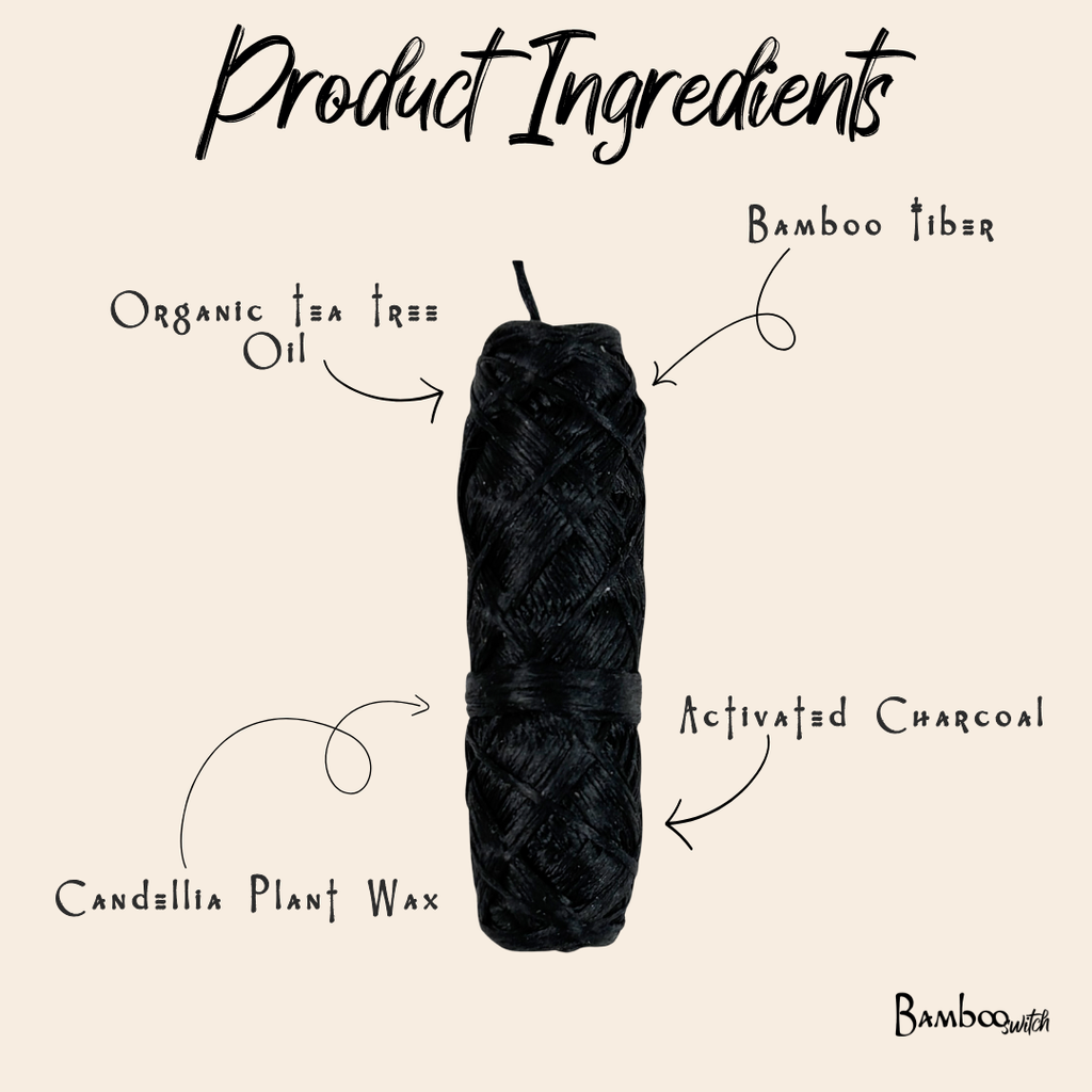 Vegan Bamboo Floss | Earth Day Bestseller: Natural White