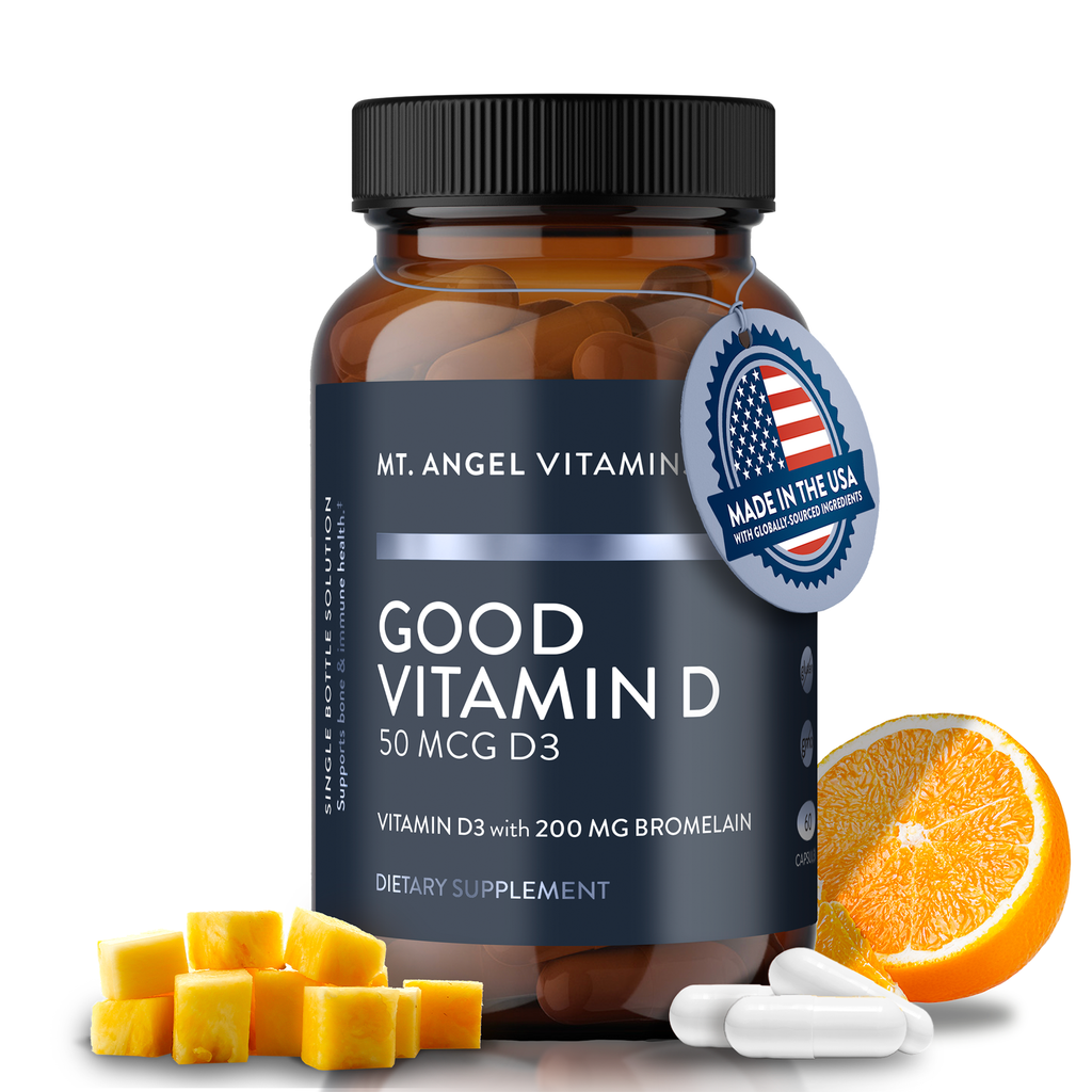 Mt. Angel Vitamins' Good Vitamin D - 60 Capsules: 60