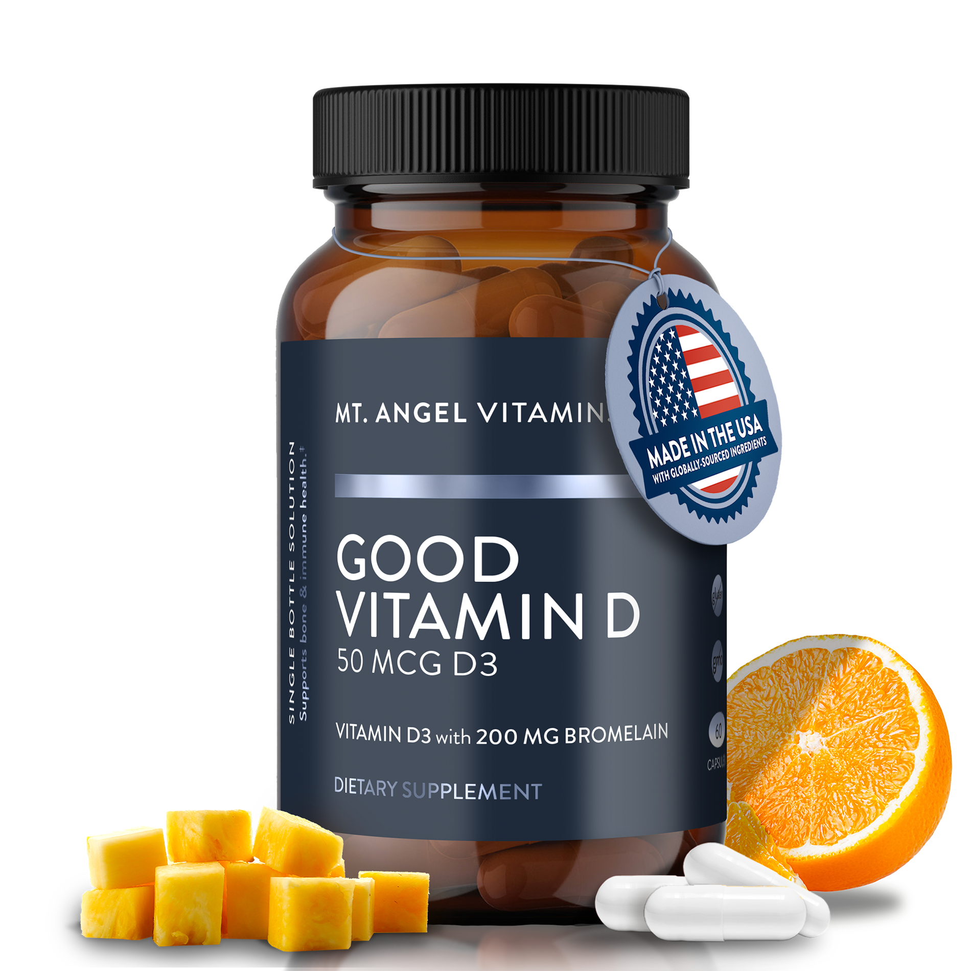 Mt. Angel Vitamins' Good Vitamin D - 60 Capsules: 60