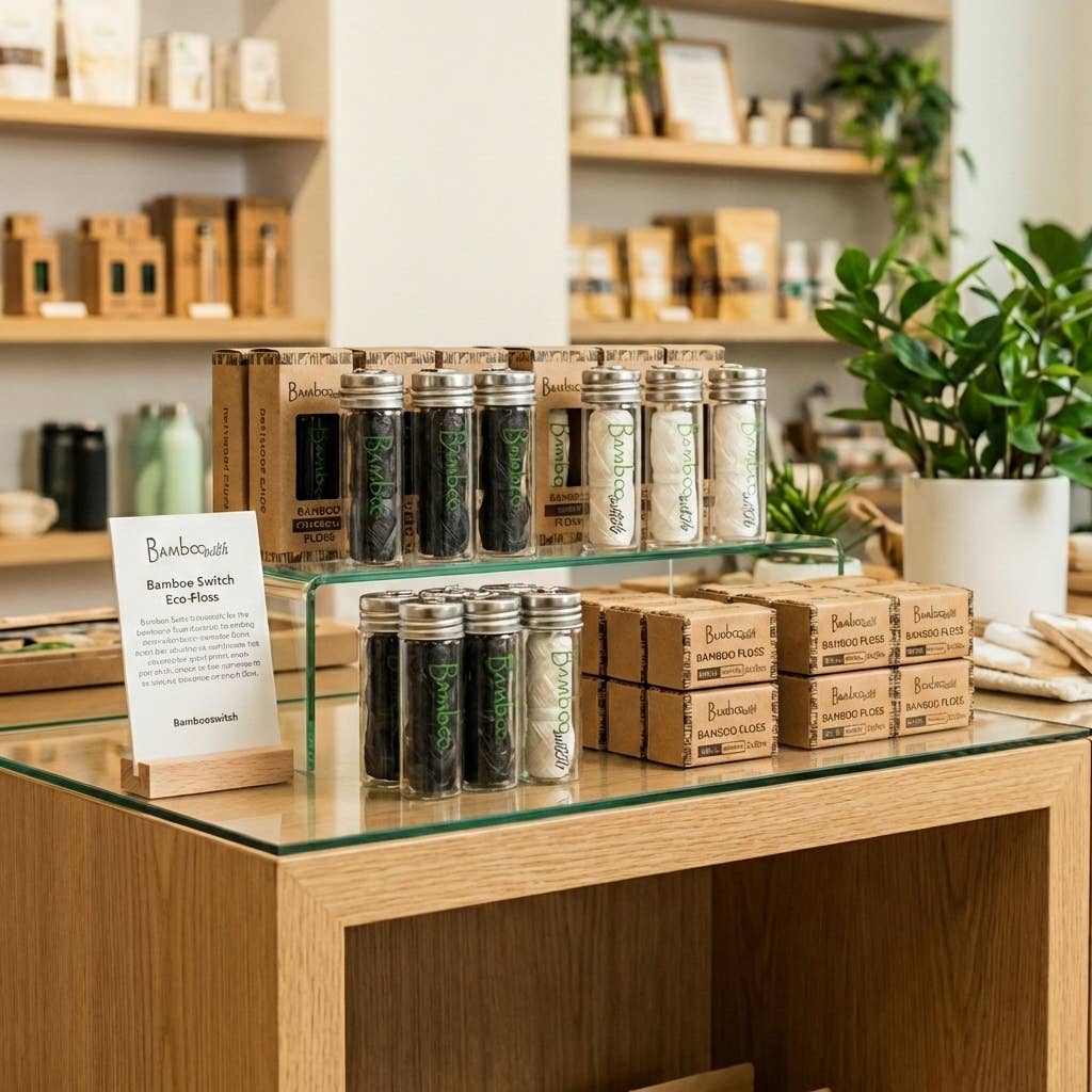 Vegan Bamboo Floss | Earth Day Bestseller: Natural White