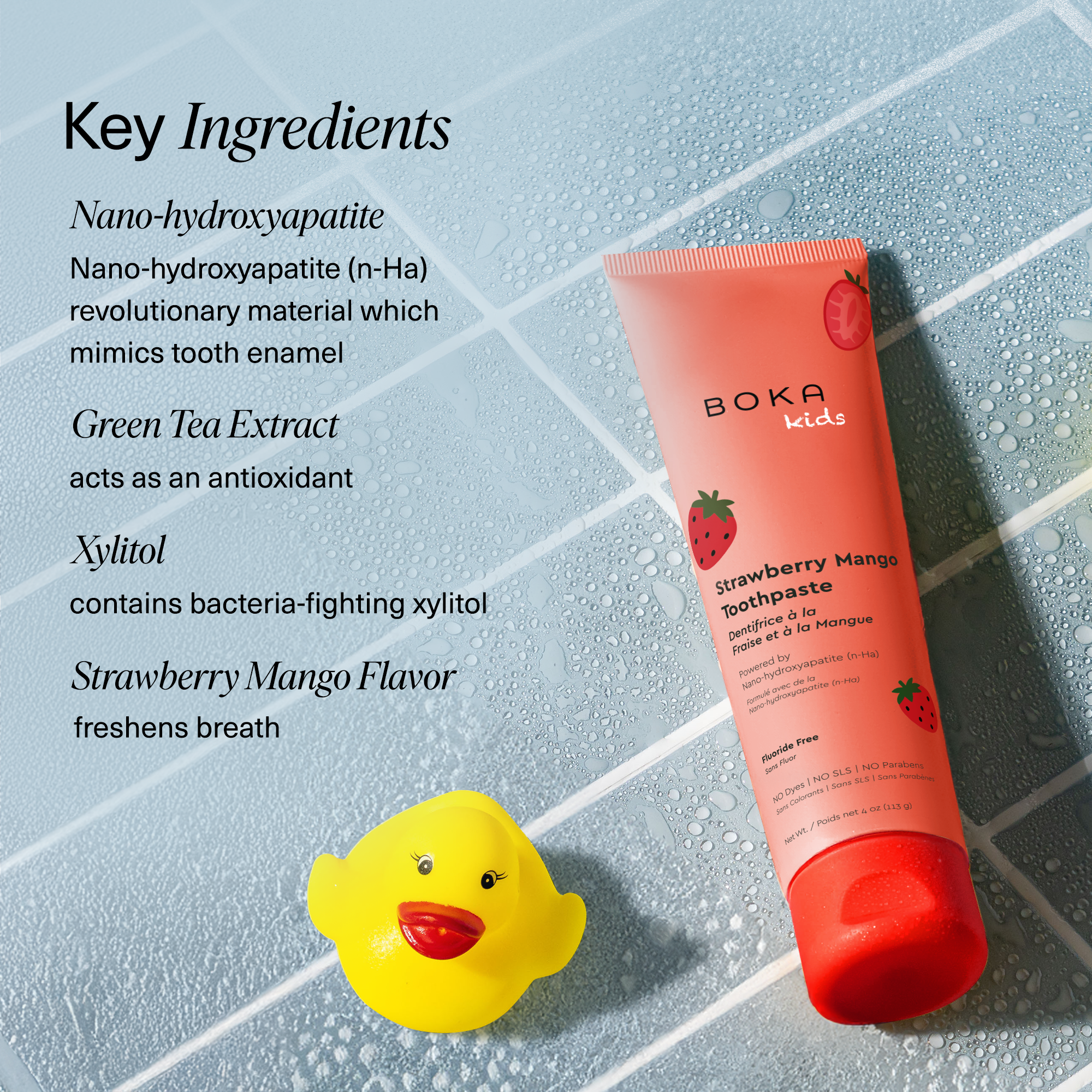 Strawberry Mango n-Ha Toothpaste: 1 Pack