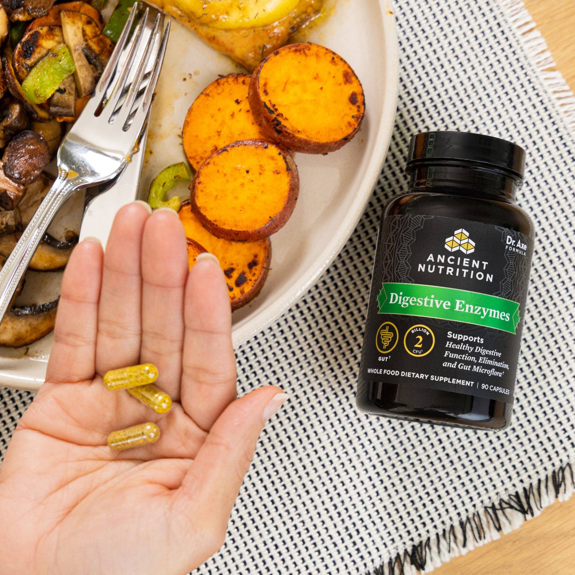 Digestive Enzyme | Capsules (30 Servings): Black
