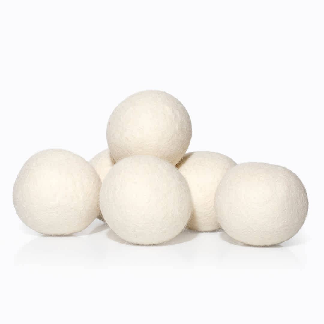 Wool Dryer Balls - 6-Pack