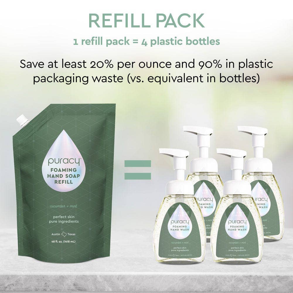 Foaming Hand Soap: Cucumber & Mint / Refill