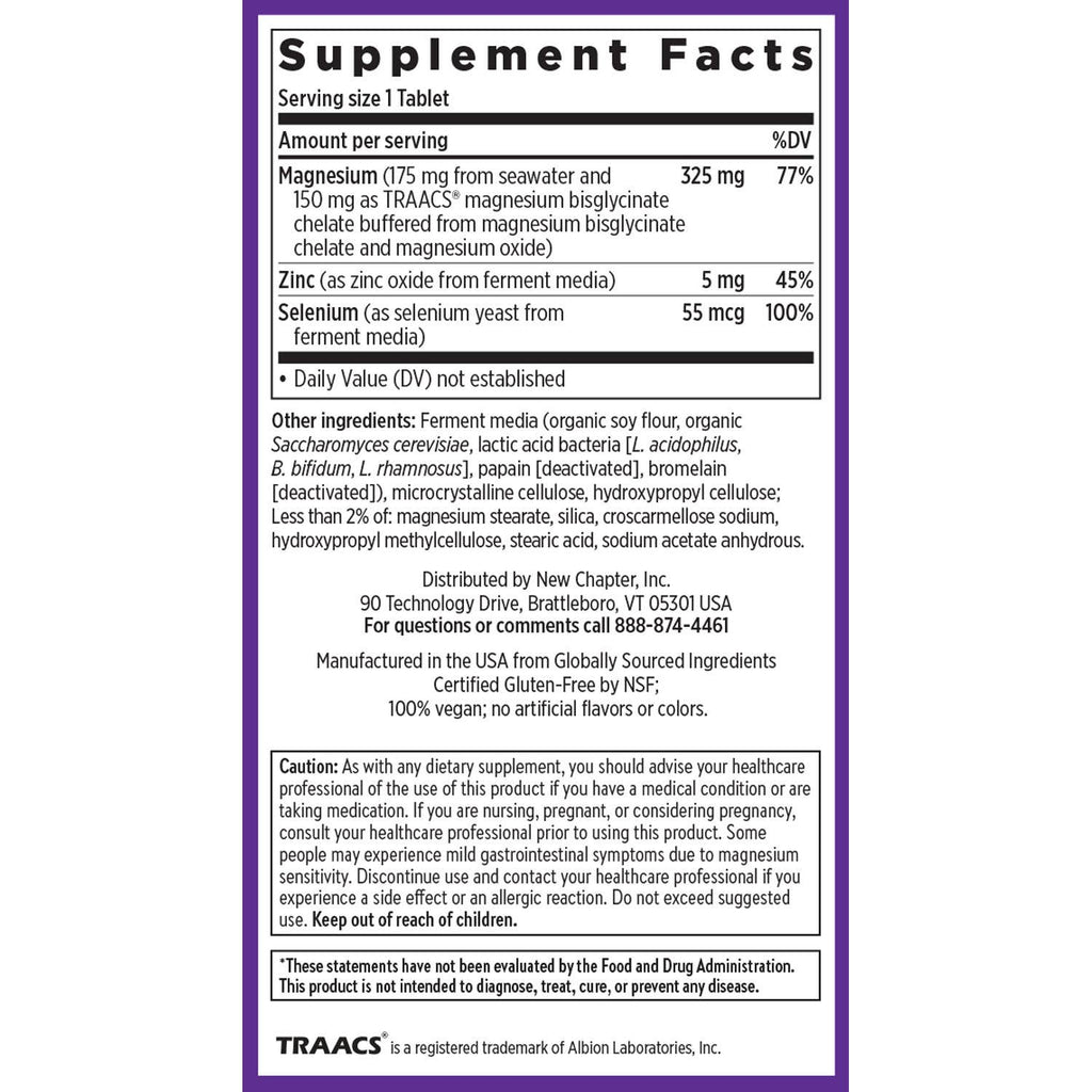 Magnesium-Selenium-Zinc Supplement, 30 Tablets