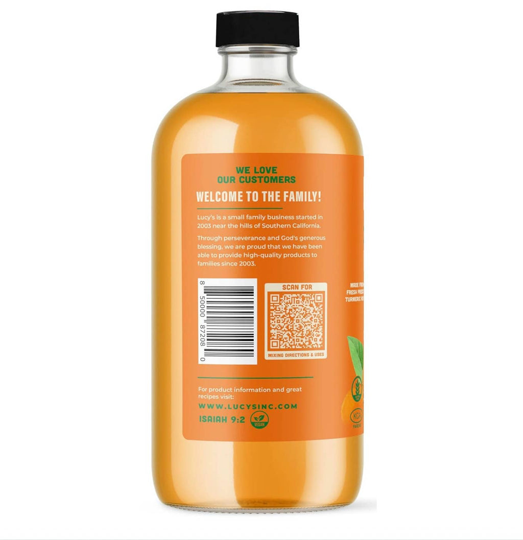 Lucy's Family Owned - Organic Turmeric Juice 34oz.