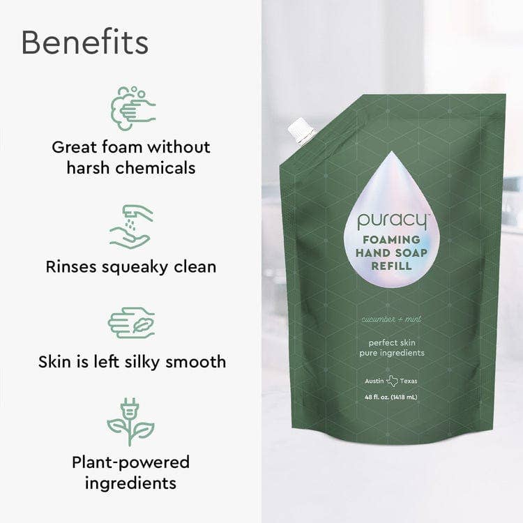 Foaming Hand Soap: Cucumber & Mint / Refill