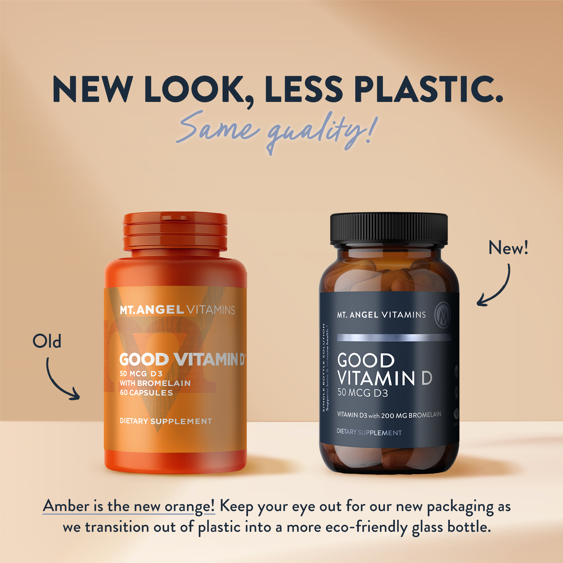 Mt. Angel Vitamins' Good Vitamin D - 60 Capsules: 60