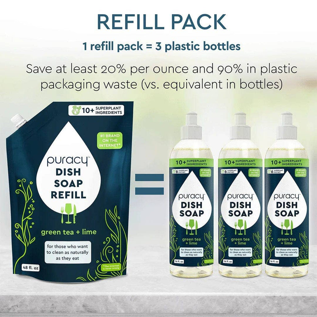 Dish Soap 48oz Refill: Organic Lemongrass / 48oz Refill