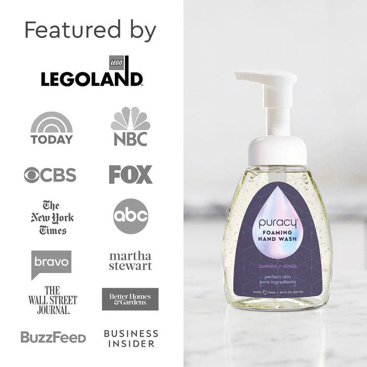 Puracy Natural Foaming Hand Soap: Cucumber & Mint / 8.5oz
