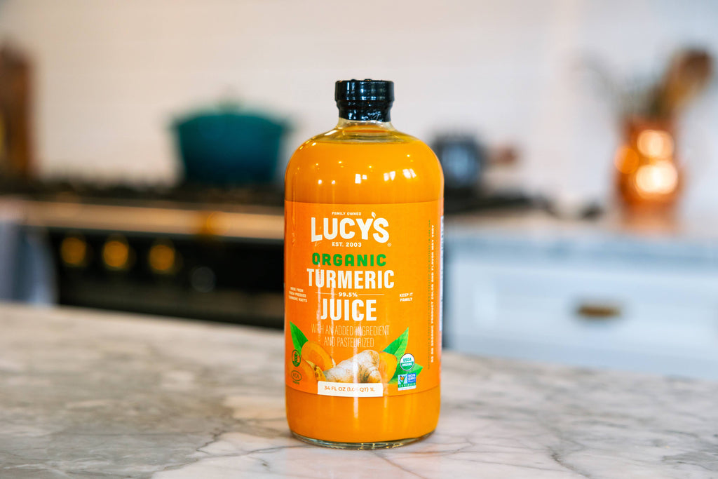 Lucy's Family Owned - Organic Turmeric Juice 34oz.