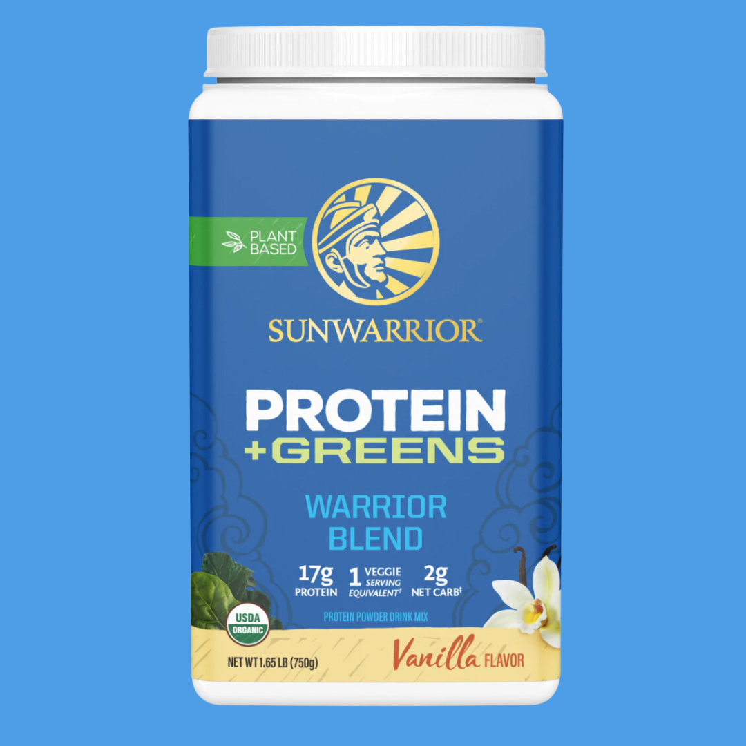 Warrior Blend + Greens Vanilla - Vegan Pea Protein Powder
