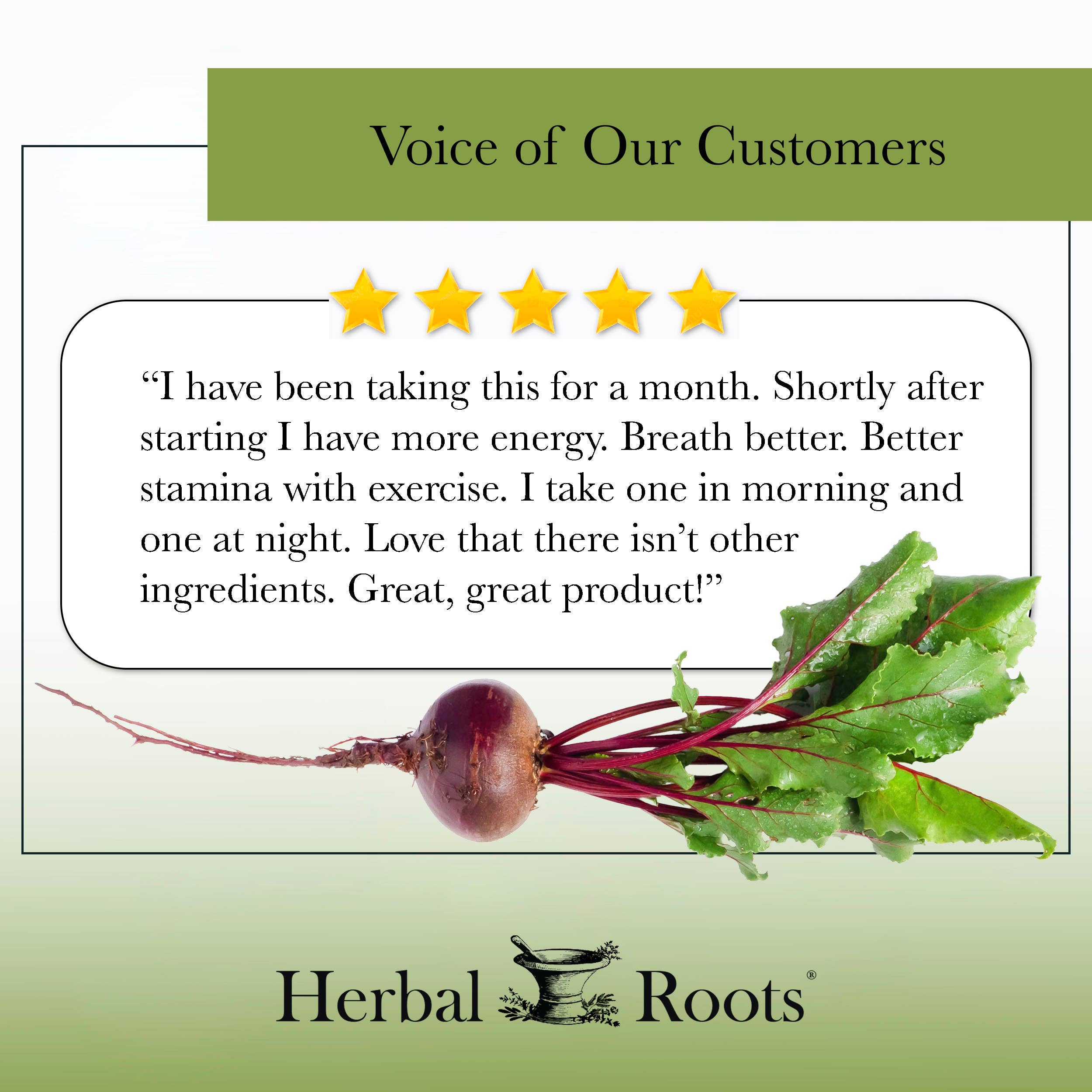 Herbal Roots Organic Beet Root Capsules