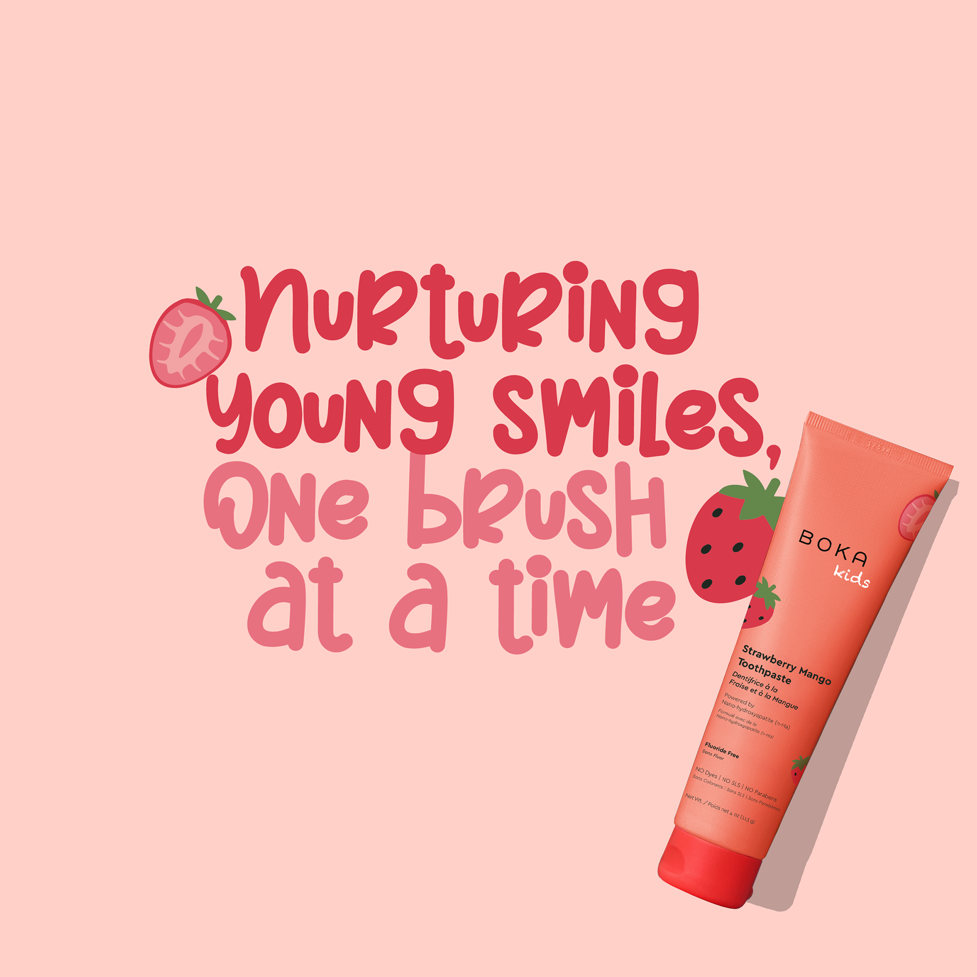 Strawberry Mango n-Ha Toothpaste: 1 Pack