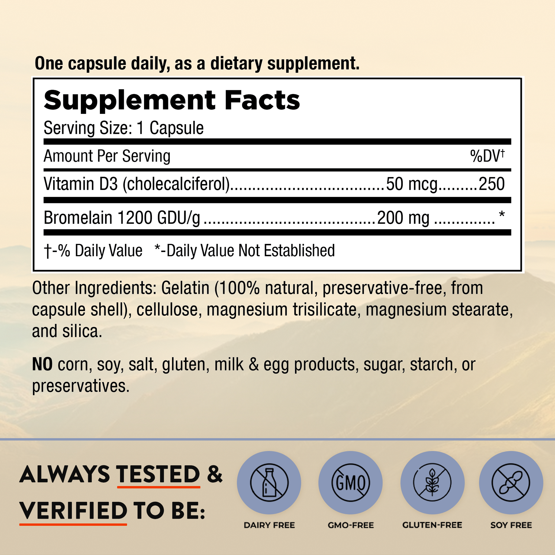 Mt. Angel Vitamins' Good Vitamin D - 60 Capsules: 60