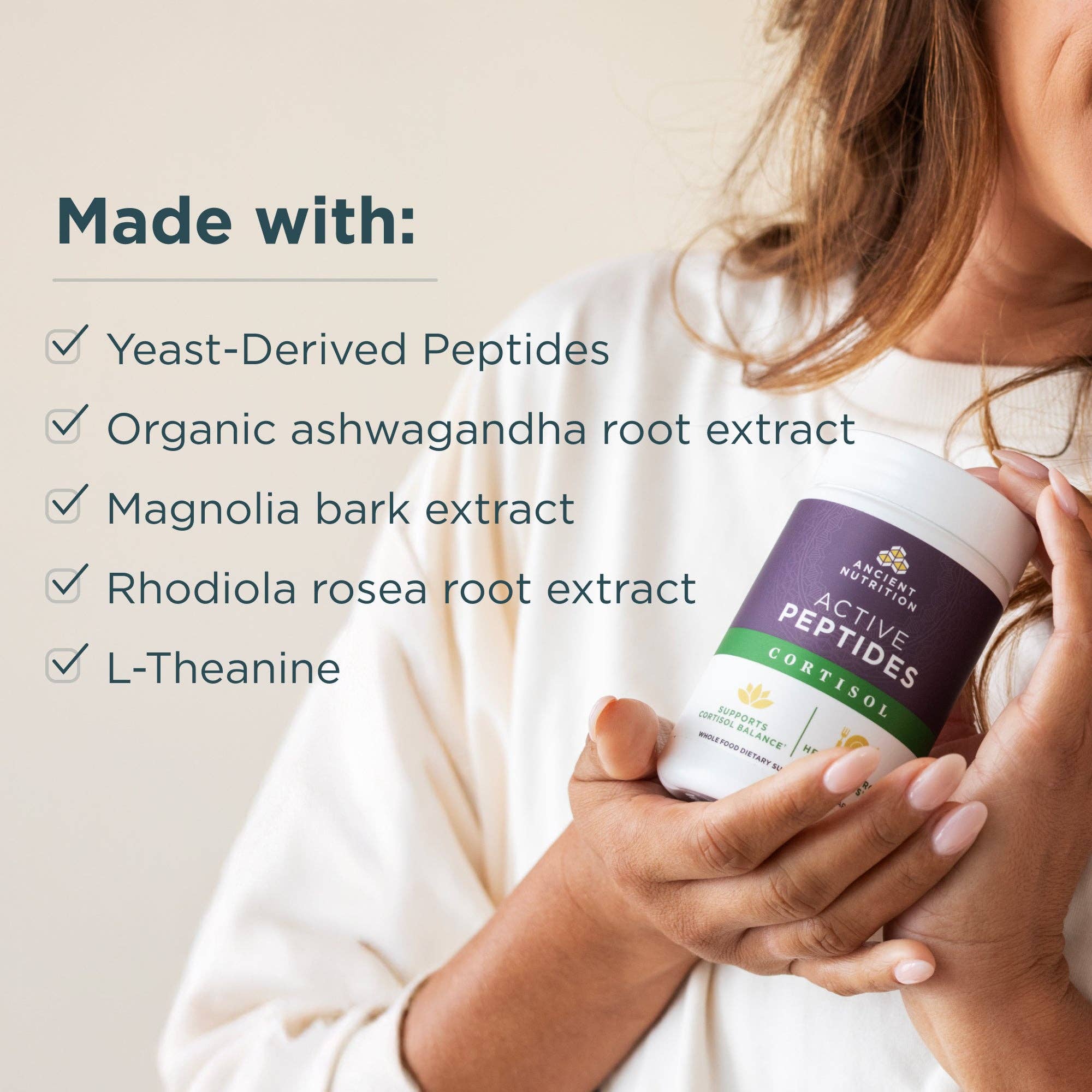 Active Peptides Cortisol | Capsule (30 Servings)