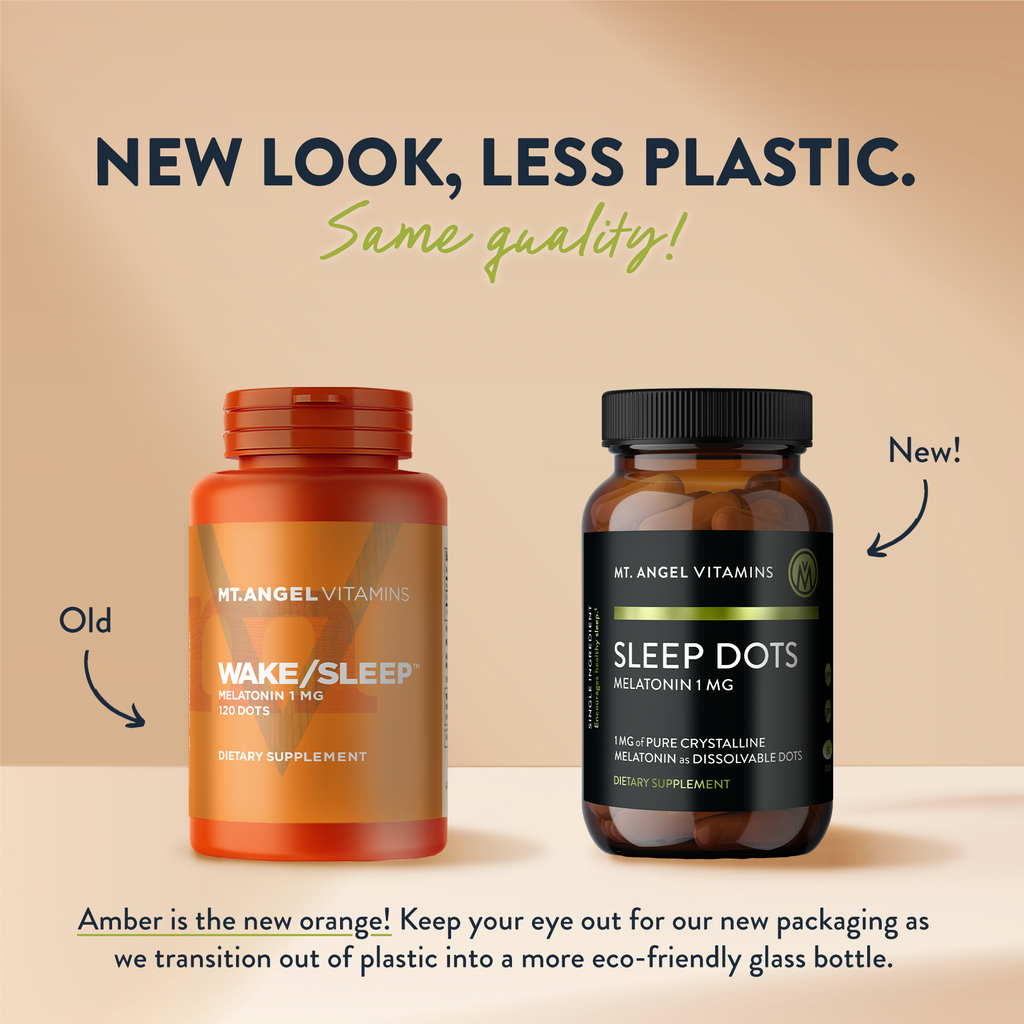 Mt. Angel Vitamins' Melatonin Wake/Sleep Dots - 60 Dots: 60 ct