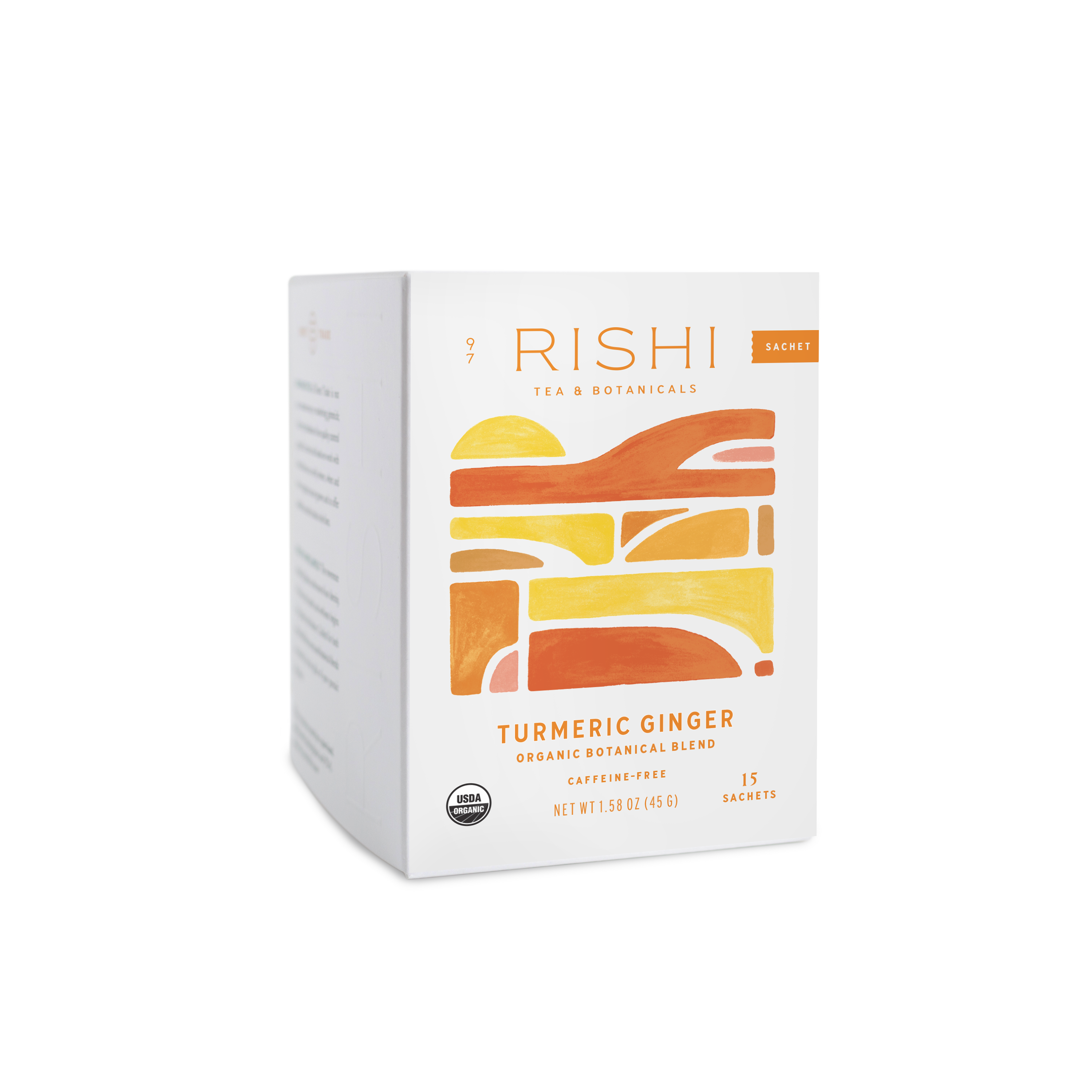 Turmeric Ginger Organic Herbal Tea Sachets