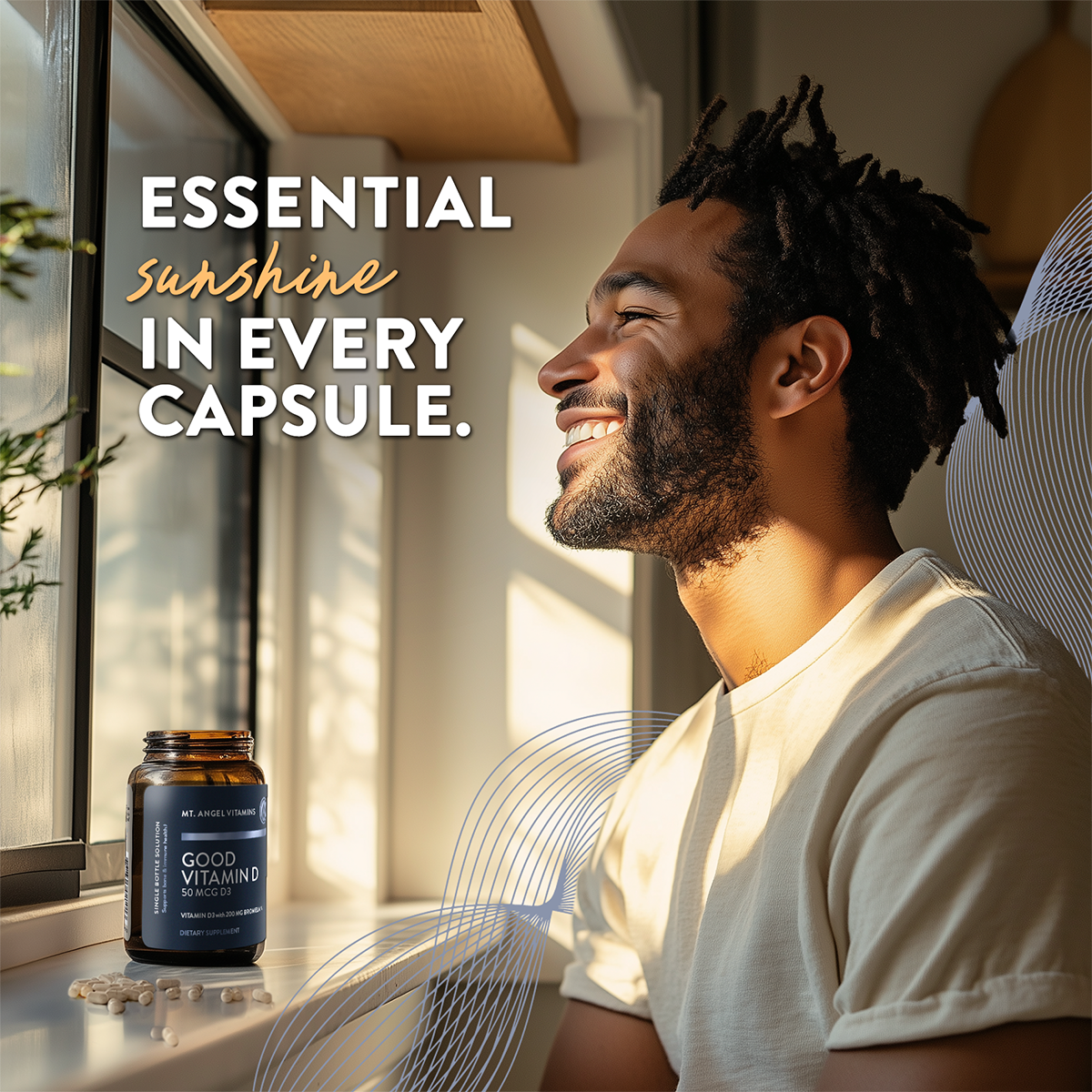 Mt. Angel Vitamins' Good Vitamin D - 60 Capsules: 60