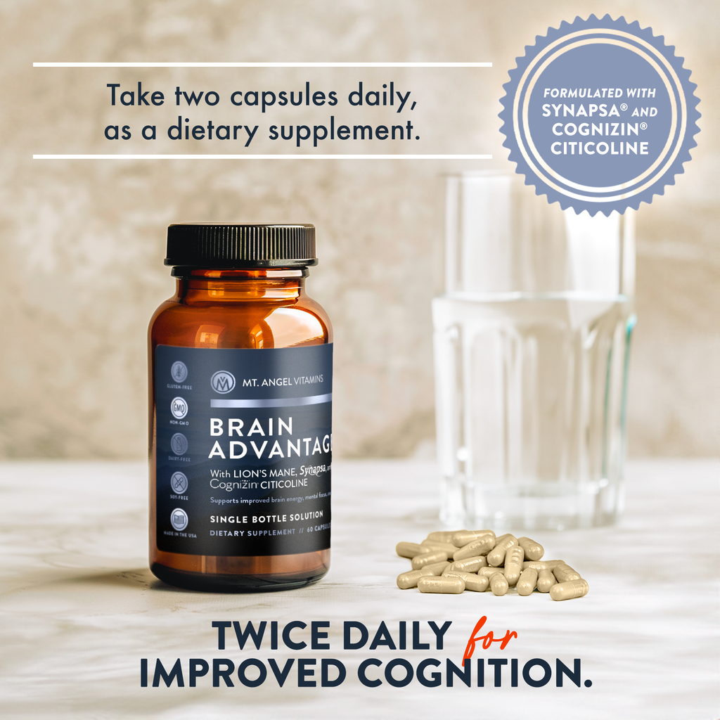Mt. Angel Vitamins' Brain Advantage -  60 CT