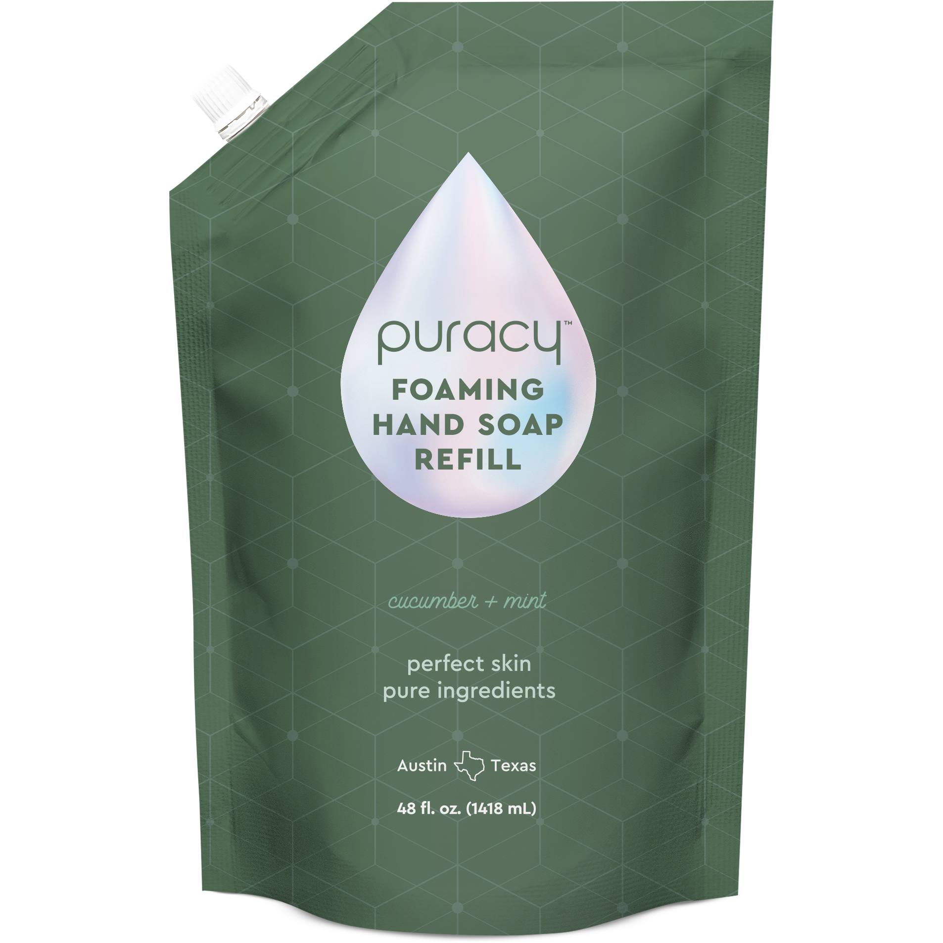 Foaming Hand Soap: Cucumber & Mint / Refill