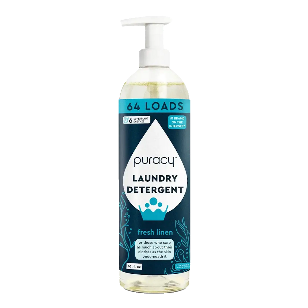 Puracy Natural Laundry Detergent (concentrate): Fresh Linen / 16oz