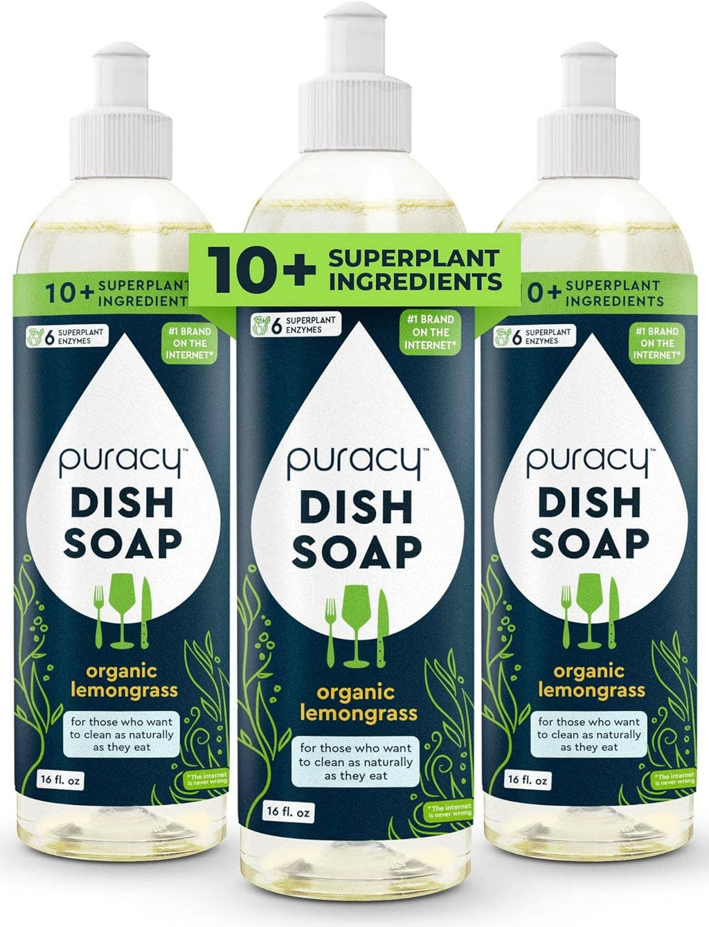 Dish Soap 16oz: Free and Clear (Unscented)
