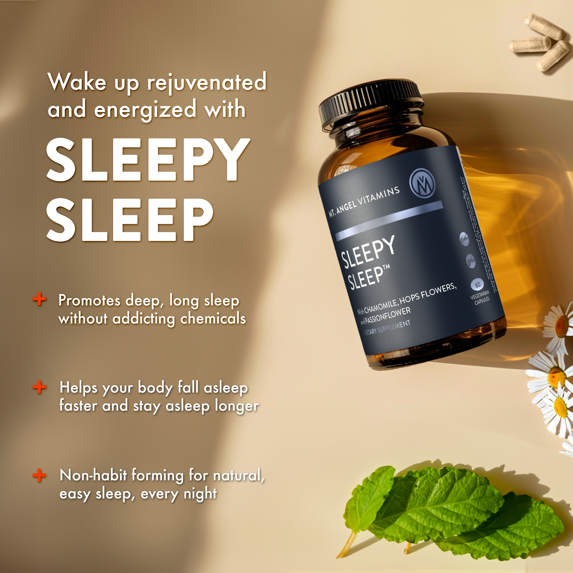 Mt. Angel Vitamins' Sleepy Sleep - 60 Capsules: 60