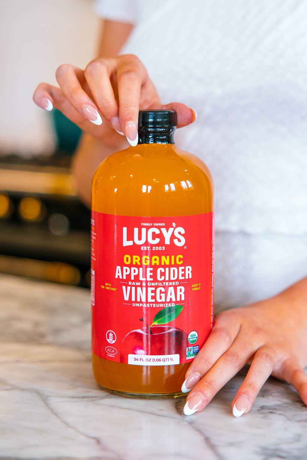 Lucy's Family Owned - Organic Apple Cider Vinegar 34oz.