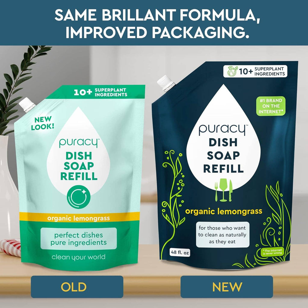 Dish Soap 48oz Refill: Organic Lemongrass / 48oz Refill