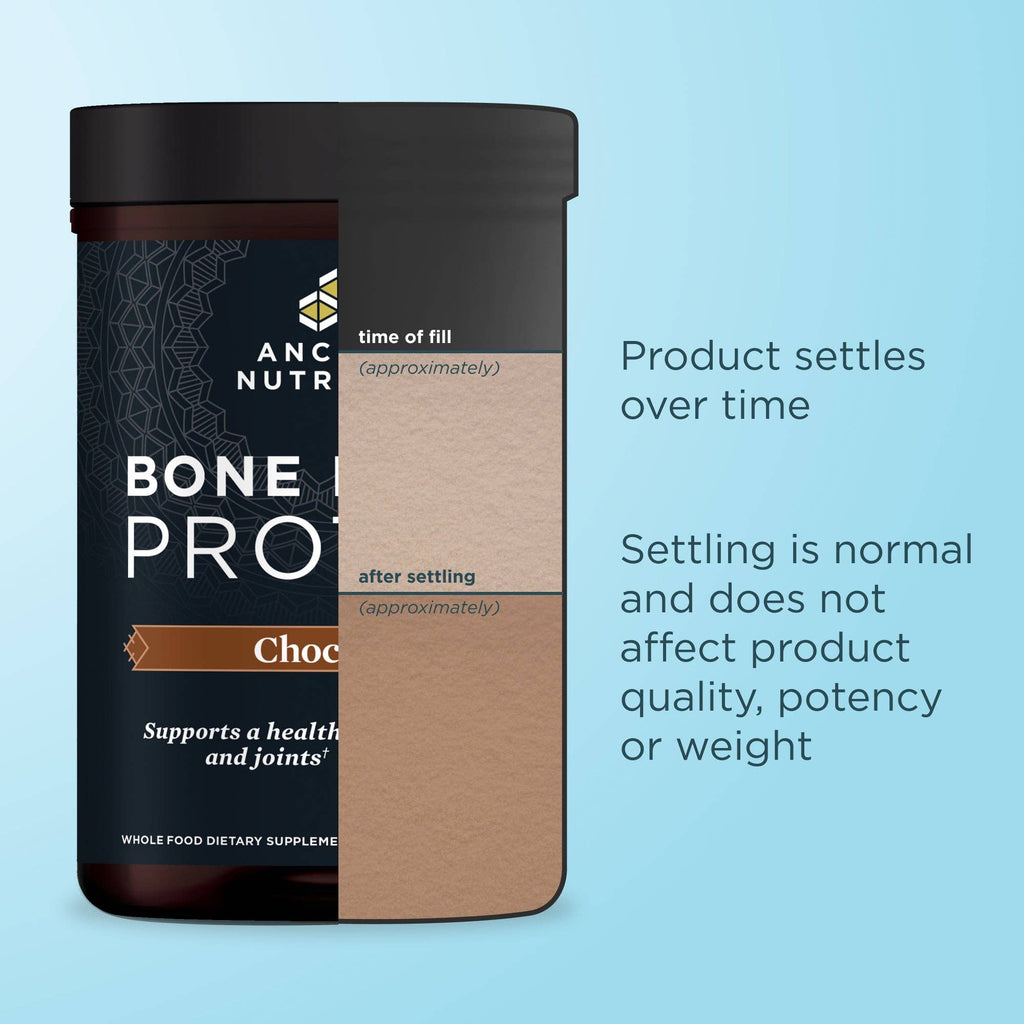 Bone Broth Protein Powder - Chocolate - 20 servings: Black