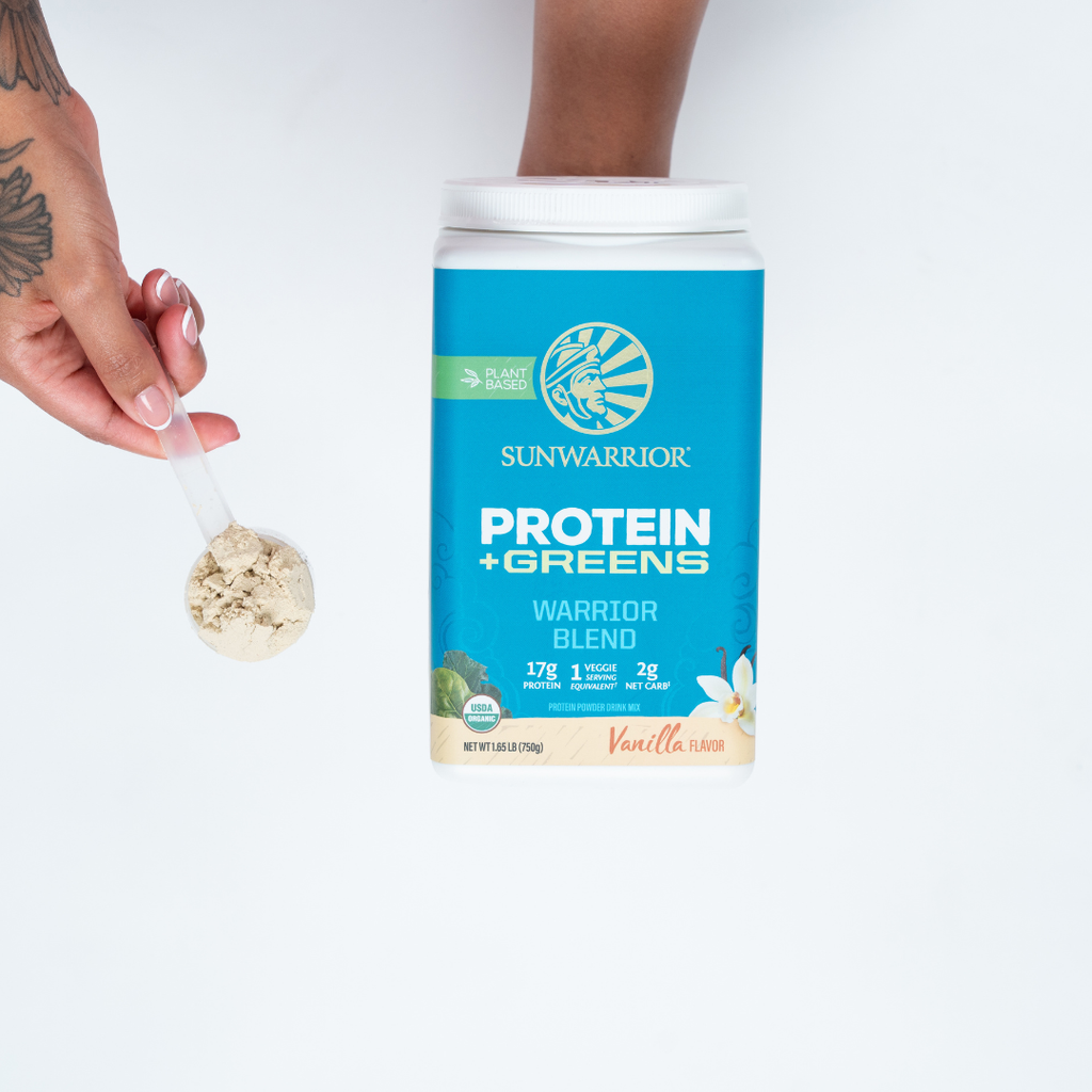 Warrior Blend + Greens Vanilla - Vegan Pea Protein Powder