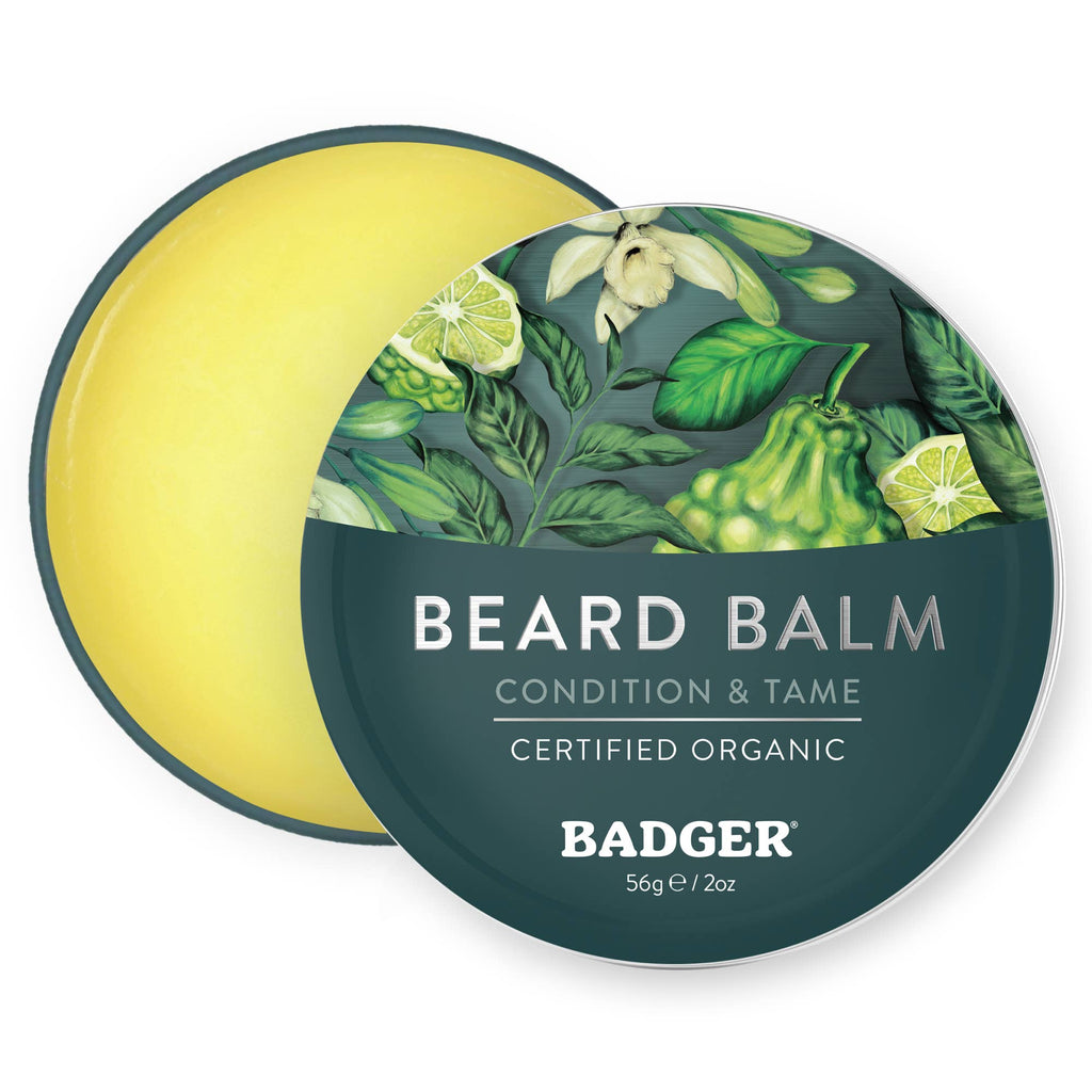 Beard Balm, Organic Facial Hair Styling Balm: 2 oz Tin