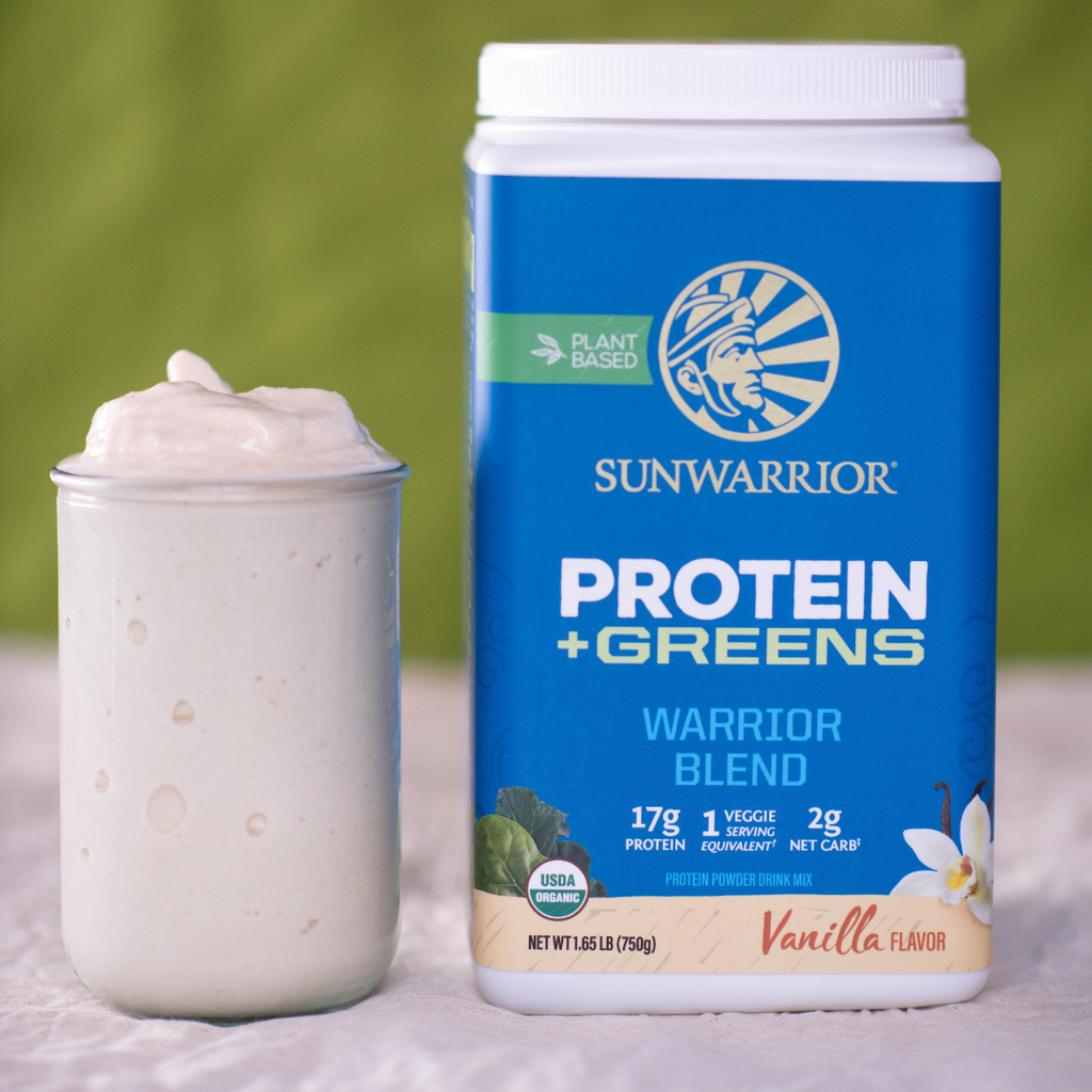Warrior Blend + Greens Vanilla - Vegan Pea Protein Powder