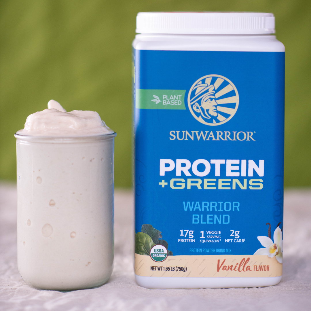 Warrior Blend + Greens Vanilla - Vegan Pea Protein Powder